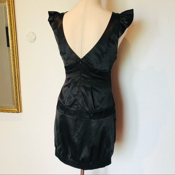 Bariano Size 8 Evening Club Event Black LBD Dress - Picture 6 of 9